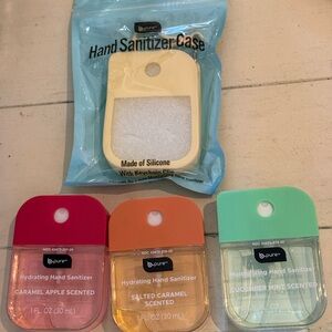 NEW B Pure 3 Scented Moisturizing Hand Sanitizers  & 1 case Limited Edition Set